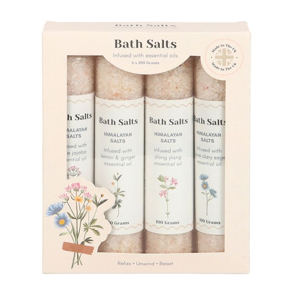 Floral Bath Salt Gift Set